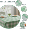 100% Polyester Buffalo Plaid Tablecloth